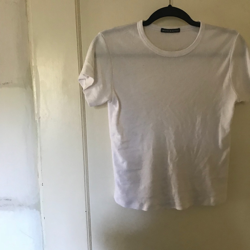 Brandy Melville bundle (shirt dress & white tee)